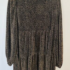 Flying Tomato Leopard Print Dress